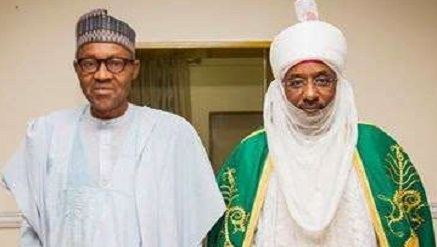 President Muhammadu Buhari and Alhaji Sanusi Lamido Sanusi, Emir of Kano